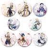 32/44/58mm Genshin Impact Pin Round Cartoon Snap-in Brooches for Backpack Cothes Accessories Game Anime Collection Badge Hat Decoration