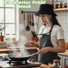Полнолицевая кухонная маска от брызг масла, съемная, водонепроницаемая, защитная маска-шляпа для готовки, прозрачная, противотуманная