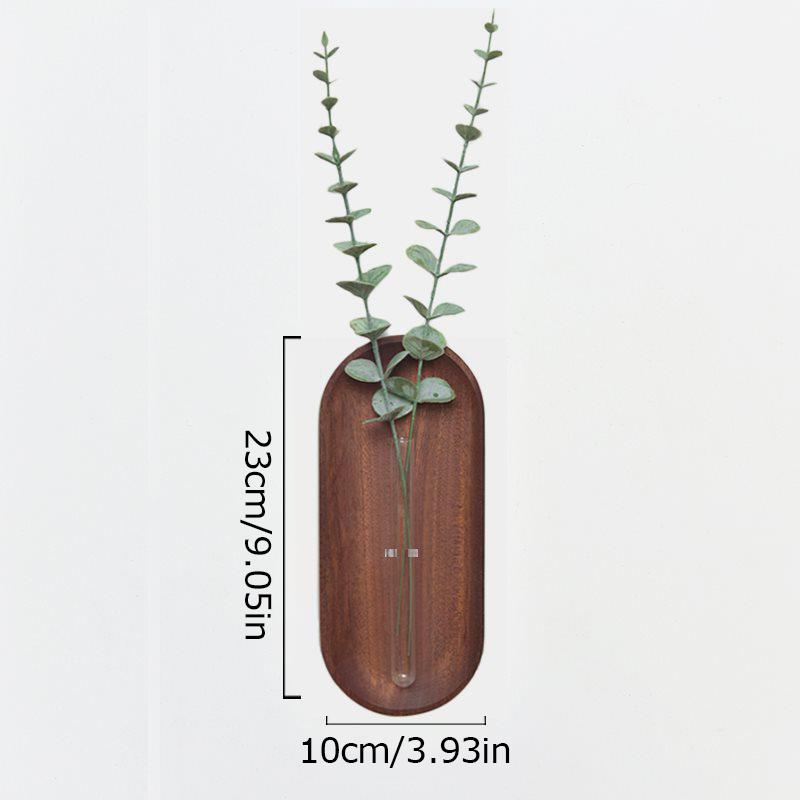 1 шт. Настенное украшение для спальни, твердая древесина, домашний декор, деревянные вазы, креативные, доступно несколько вариантов