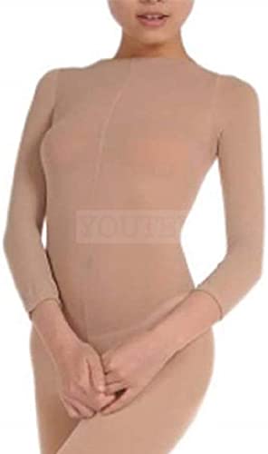 Youtei Full Body Tights Butoh Cold Protection Women's (Beige, No
