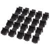 20Pieces Rj45 Network Port Protective Rubber Cover Network Connector End Cap
