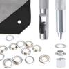 1 Set Eyelet Button Easy To Use Hole Punching Kit for Waterproof Tarpaulins Curtains Awnings Shoes Bags