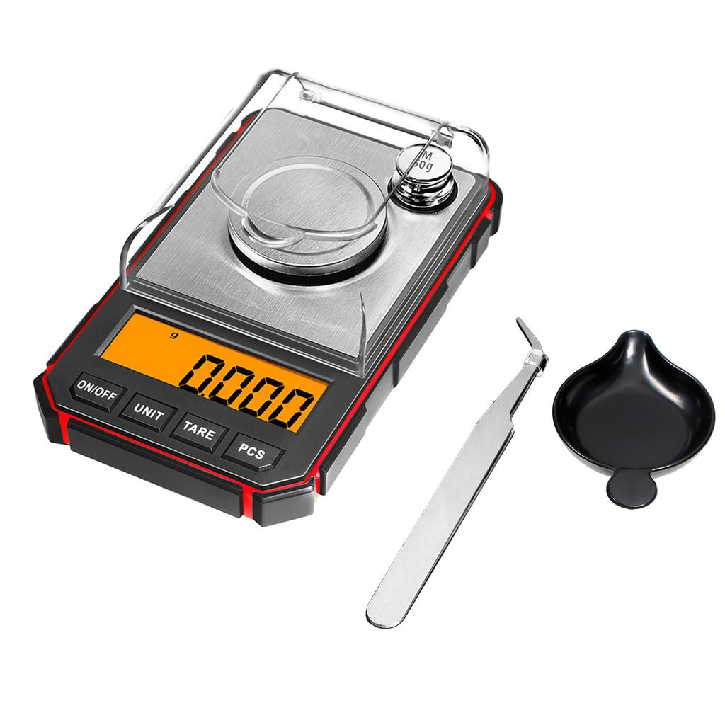 Portable Digital Pocket Scales 50g 0.001g for Gold Jewelry Grams Balance Weight Car Key Pocket Electronic Scales
