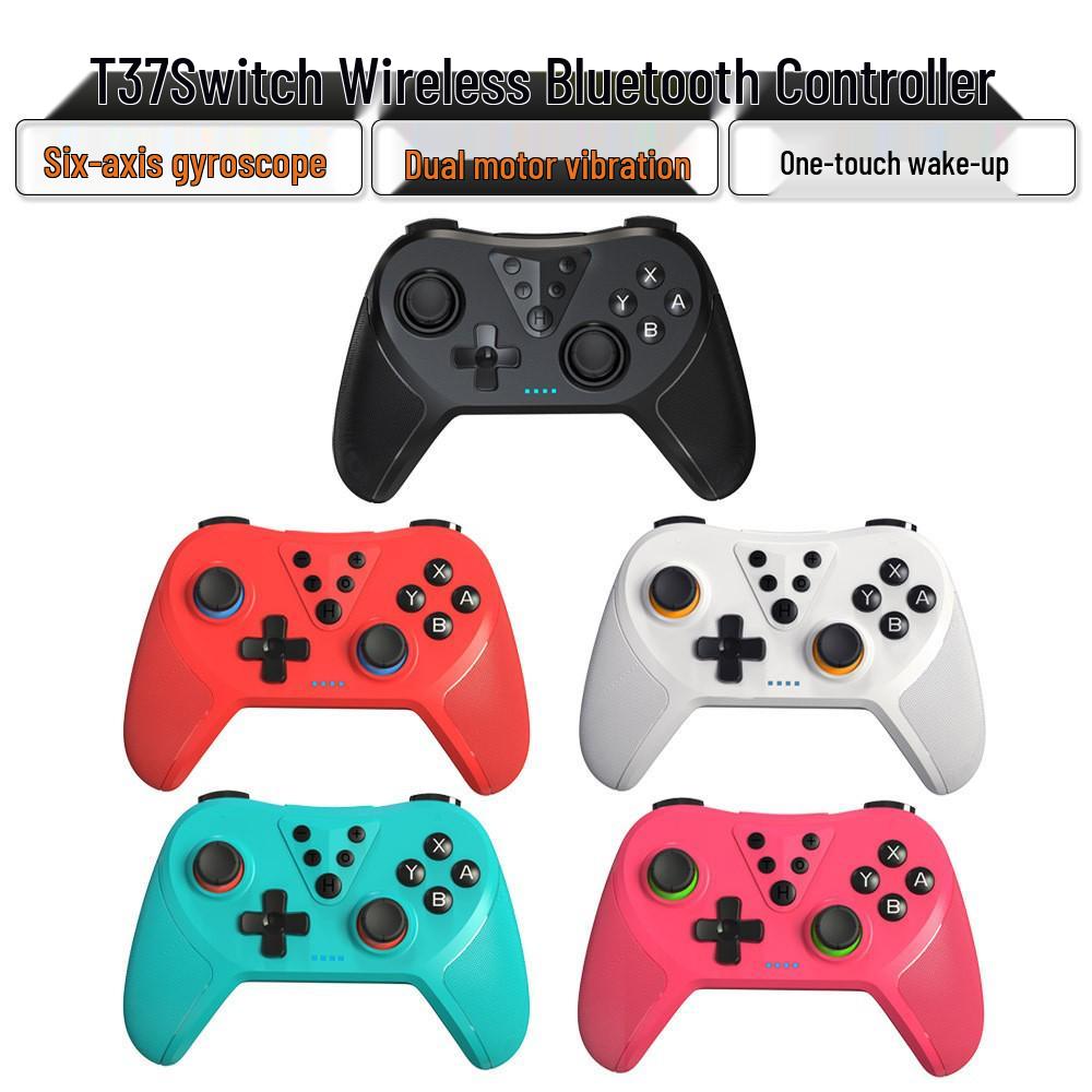 Беспроводной Bluetooth-контроллер для Nintendo Switch и OLED, Вибрация, Пробуждение, Шестиосевой