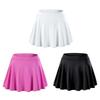 Детская короткая юбка для девочек, теннисная юбка, однотонная, детская спортивная юбка