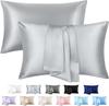 Pillowcase 100% Silk Pillow Cover Silky Satin Hair Beauty Pillow Case Comfortable Pillow Case Home Decor Wholesale