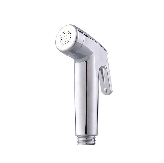 High Quality Eco-Friendly Modern ABS Chrome Bidet with PVC Faucet Wall-Mounted Shattaf for Bathroom Toilet Spray