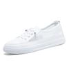 Low Platform Women Sneakers Sprots Shoes 2024 Fashion Spring Summer Casual White Shoes Breathable Comfortable Lace Up Flats