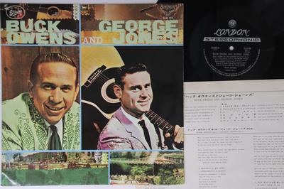 LP Пластинка БАК ОУЭНС, ДЖОРДЖ ДЖОНС - Бак Оуэнс И Джордж Джонс SLH89 LONDON Япония Кантри Б/У