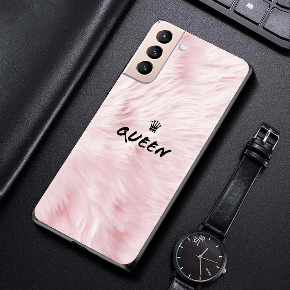 Чехол «Розовое золото, розовый, королева принцессы» для Samsung Galaxy S20 S21 FE Ultra 5G S20 S10 Lite S8 S9 Plus S10e S7 Edge, силиконовый чехол