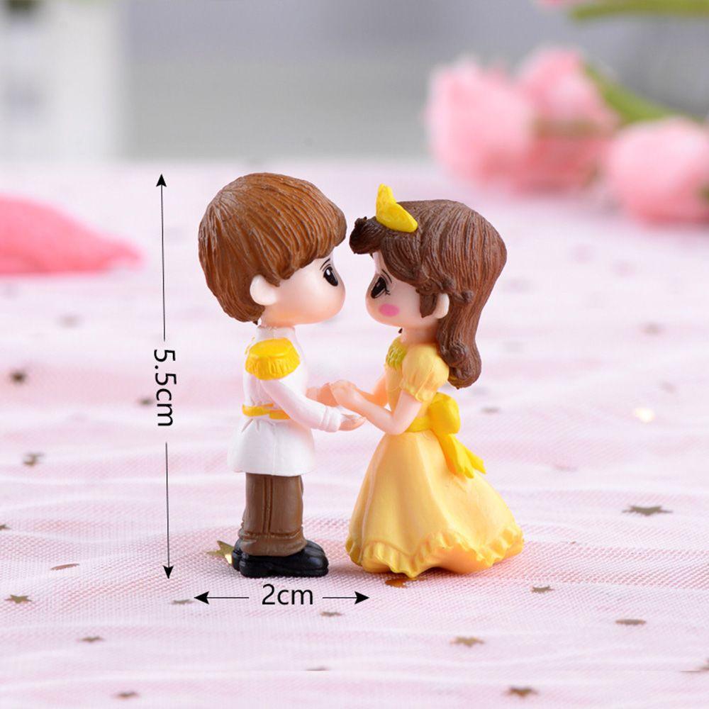 2/3Pc Sweety Lovers Home Micro Landscape Grandpa Grandma Miniatures Ornaments Christmas Decoration Fairy Garden Figurines