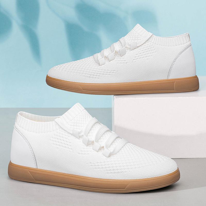 Модные мужские кроссовки с дышащей сеткой, увеличивающие рост, кроссовки, спортивная повседневная обувь, невидимая внутренняя подтяжка, 8 см, мужская обувь