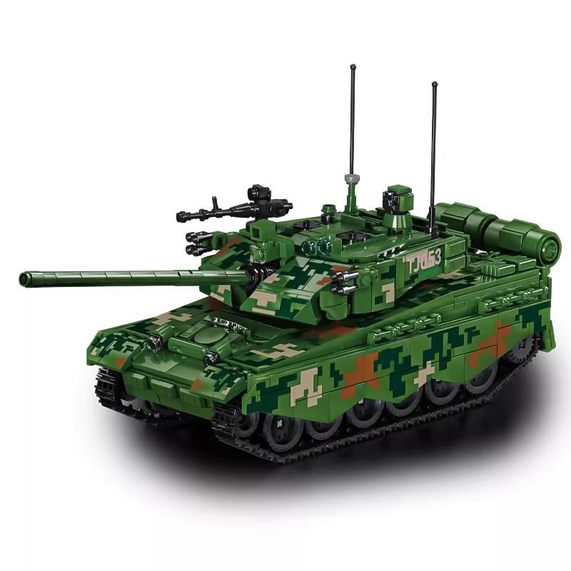 Сборная модель танка Panther 2A7, конструктор, гусеничная бронированная машина Panther 2A7 66058