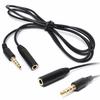 1M 3.5mm 4 Pole Jack Male To Female Earphone Headphone Audio Extension Cable