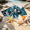 Custom Name Personalized Demon Slayer Print Beach Towel, for Trip Camping Beach Party Home Decor, Birthday Gift for Family & Friends