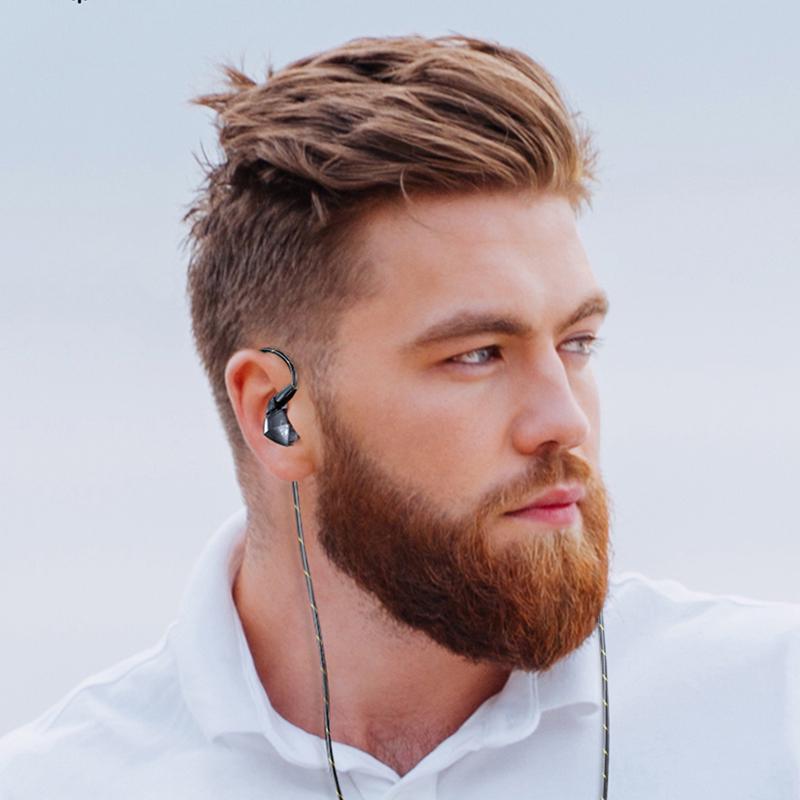 Стерео наушники внутриушные с усиленным проводом и встроенным микрофоном