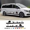 2 шт. автомобильные наклейки для Mercedes Benz Vito V Class Viano W447 WV639 W638 Camper Van графика виниловые наклейки авто тюнинг