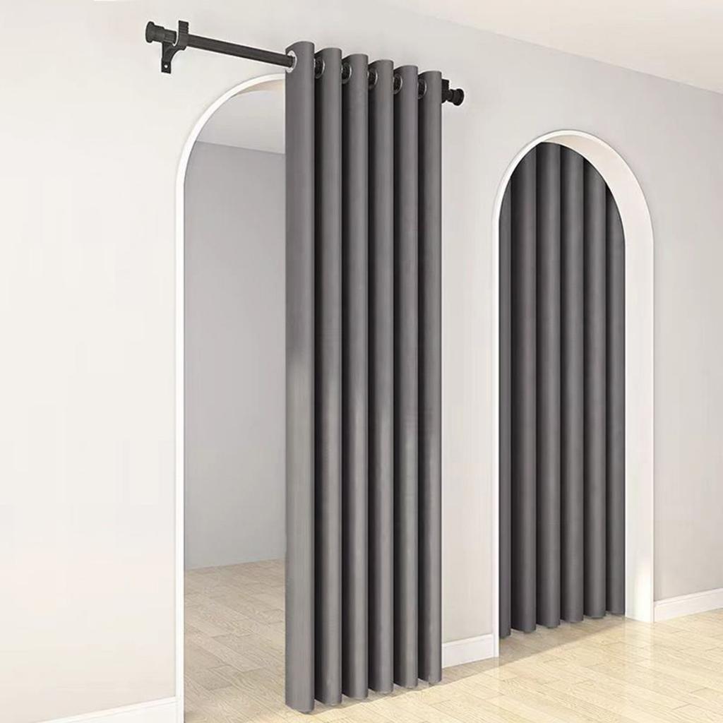 Высокоточная штора Готовая шторная ткань Однотонная Теплоизоляция Окно + Затемнение