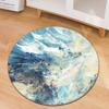 Living Room Computer Desk Carpet Mat Bedroom Carpet Large Round Marble Floor Mat Home Decor Rugs for Bedroom