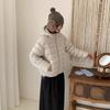 Simple ribs warm hooded down cotton clothes winter short fashion loose cotton clothes thickened versatile jacket