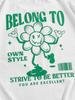 Belong To Own Style Strive To Be Better Men T-Shirts Fashion Cotton Clothes Loose Oversize T Shirt Casual Tee Cotton Tops