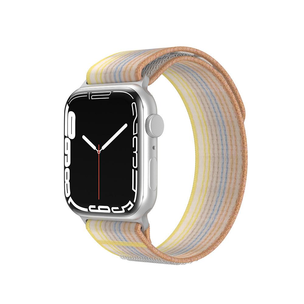 Совместим с Apple Watch Ultra 8, нейлоновая петля Trail подходит для iWatch 42 мм, 44 мм, 45 мм, 49 мм, сменный ремешок для спортивных часов, лента на липучке, запястье