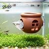 Betta Fish Hideout Aquarium Shrimp Hideout, Shelter House with Suction Cup, Small Habitat Cabin Design Hide Cave for Tank Underwater Hideaway
