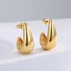 Милые и изысканные модные серьги-пряжки Love Ear, две пары сережек из титановой стали, легкие, роскошные, темпераментные, высокие, универсальные серьги