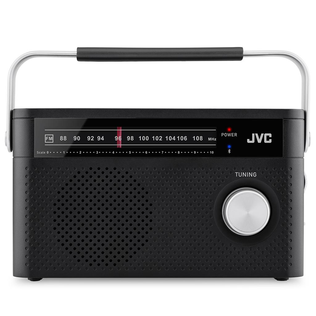 Jvc Portable Radio Ra-E315B Fm Bluetooth 2 W Battery-operated Black