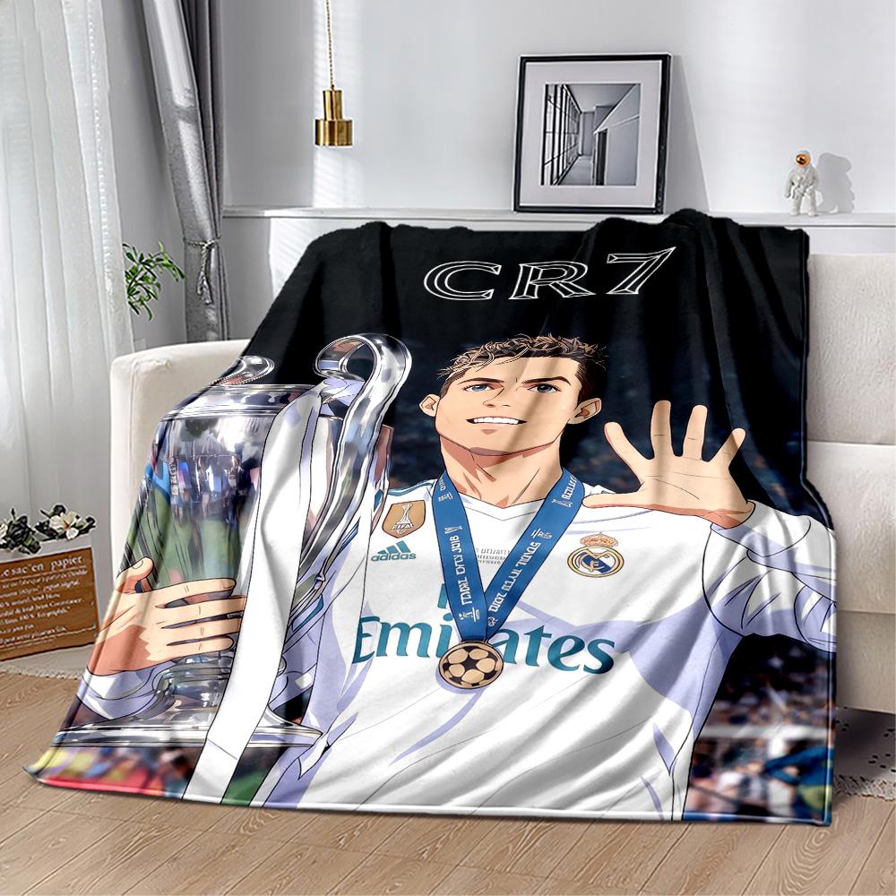 Ronaldo Cr7 Legacy Blanket Comfortable Perfect for Sofa Livingroom Bed All-Season Use Warmthful Decor Perfect Gift for Relatives and Friends