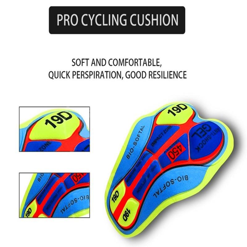 Mens Cycling Jersey Bib Shorts Set Breathable Quick-Dry Road Mountain Bike Apparel
