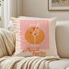 Classic Aperol Spritz Pillow Case Organic Short Plush Cushion Covers Breathable Washable WrinkleResistant