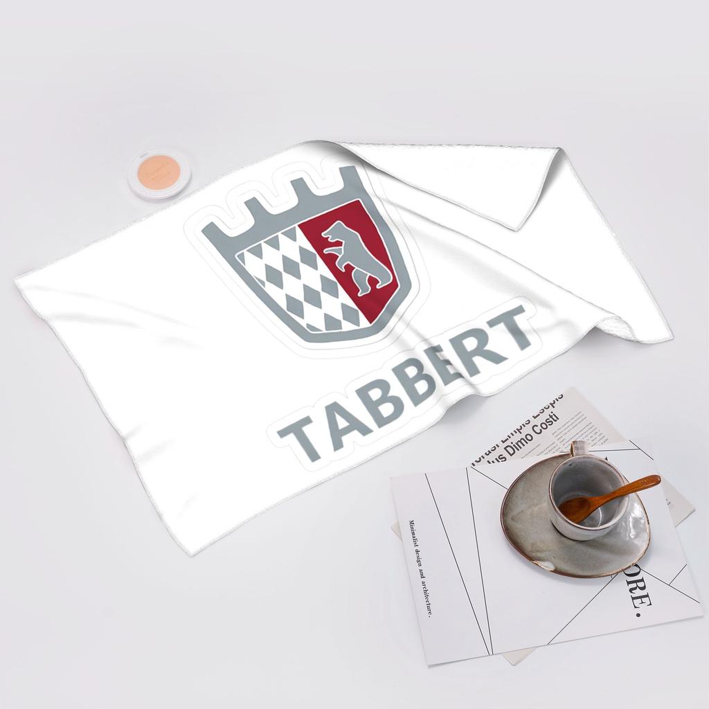 Tabbert Logo Soft Face Towel Quick Dry Pool Bath Cotton Towels Absorbent