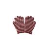 1pair Windproof Knitted Gloves Striped Children Gloves Korean Style Five Finger Gloves  Boys Girls