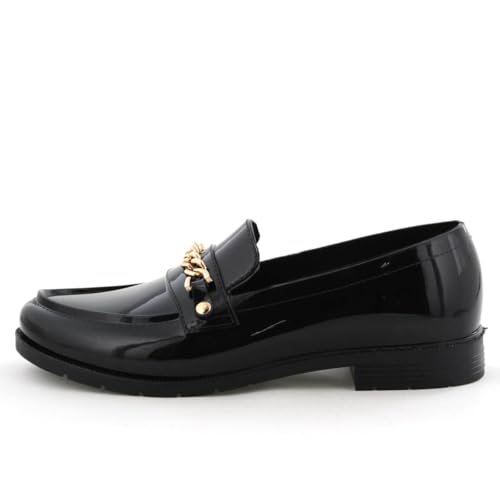 Химико (Химико) Дождевая обувь, Водонепроницаемая, Дождевая обувь, Лоферы NICAL 554001, Черный, Размер 245