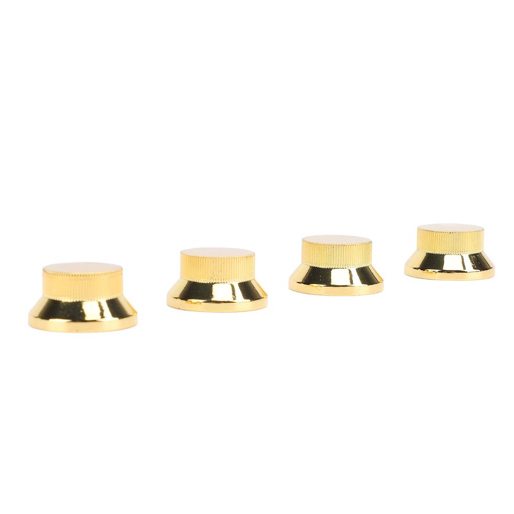 4 шт. Металлические колпачки для ручек Электрогитара Бас Ручки регулировки громкости и тона для внутреннего диаметра 6 мм