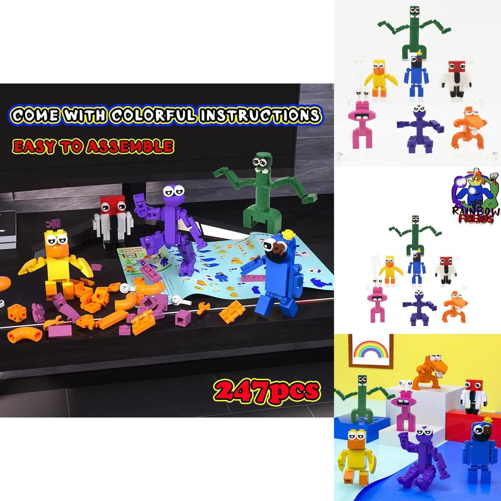 247 шт. Конструктор Roblox Rainbow Friends для мальчиков и девочек