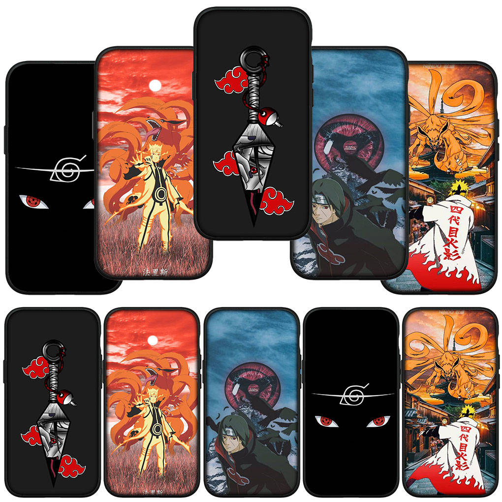 Для iPhone 16 15 X XR Samsung Galaxy S24 S23 Plus Xiaomi Redmi Note 13 12 11 Pro Max 10 14 OPPO Huawei Чехол Акацуки Наруто Итачи Учиха Чехол для телефона