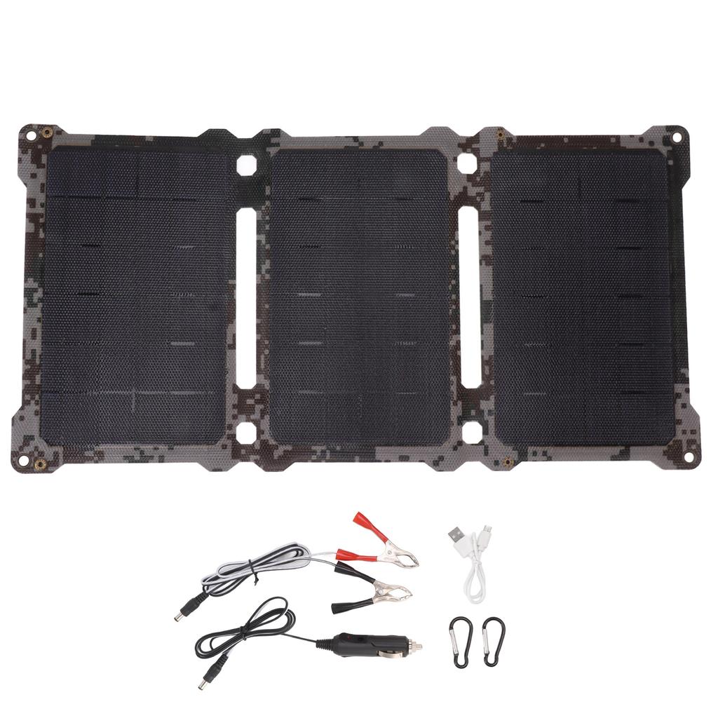18V 5V 30W Folding Solar Panel Portable Foldable Monocrystalline Solar Panel for Outdoor Activities