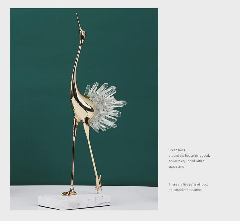 Роскошный прозрачный хрустальный кран набор металлических поделок - мягкая мебель в китайском стиле для гостиной, тумбы под телевизор и крыльца