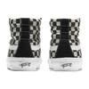 Vans Sk8-Hi Reissue 38 Checkerboard - черные кроссовки унисекс с белым VN000CR02BO