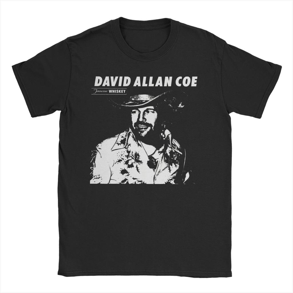 David Allan Coe T Shirt Unisex Women Pure Cotton Cool TShirt Round Collar Tees Short Sleeve Clothes Graphic Printed