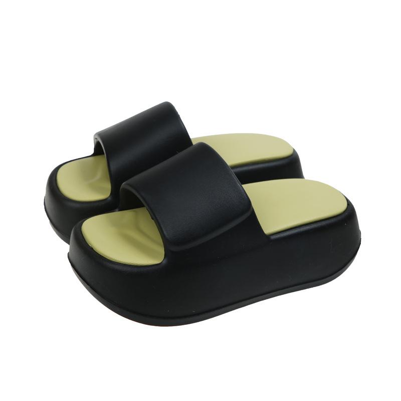 Ins Hot Platform 7 Cm Thick Slippers Women's Summer Two Band Sandal EVA Clogs Woman Fashion High Slides Girls Chunky Slippers