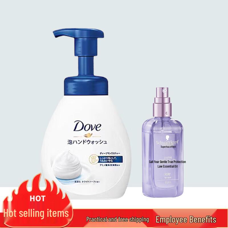 DOVE Набор: Пена для мытья рук и Масло для волос Schwarzkopf