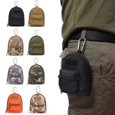 Тактический кошелек EDC Сумка на системе Molle Портативный ключница Сумка для монет для активного отдыха Охотничья сумка Упаковка на молнии Многофункциональная сумка