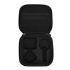 Action Camera Case with Two Way Zipper Mesh Pocket Black Nylon Drop Resistant Portable Water Resista