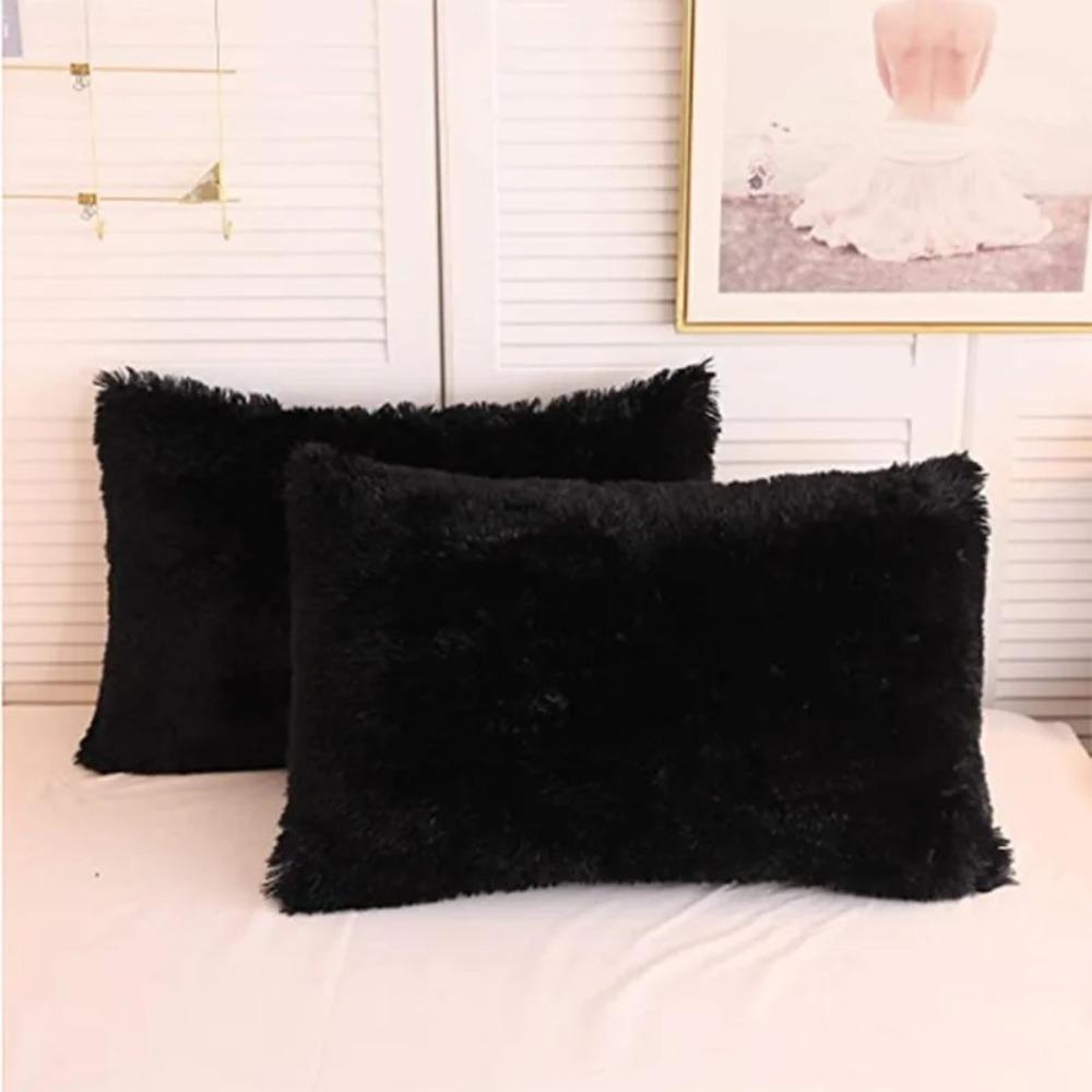 Rectangular Shape Crystal Plush Pillow Plush Mink Plush Pillow Nordic Pillowcase Living Room