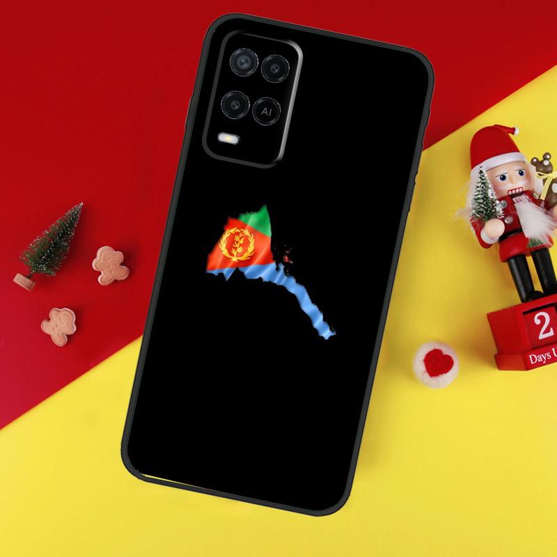 Флаг Эритреи для чехла OPPO A74 A94 A17 A16 A15 A79 A58 A78 A98 A77 A5 A9 A96 A76 A52 A72 A57S A54S A53S