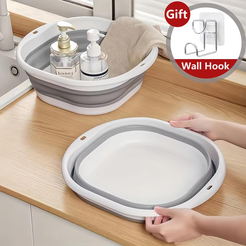 Складная ванна таз стирки складные корзины для белья складная пластиковая таз для стирки экономия места контейнер для хранения для мытья посуды