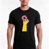 Homer Donut Tshirt Summer Casual Cotton Tee Oversized Streetwear Tops Vintage Graphic Print Loose Fit Short Sleeve